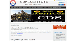 Desktop Screenshot of bankpoinstitute.com